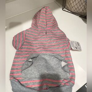 Dog Striped Hoodie